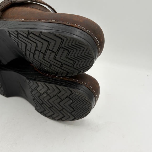 Dansko Mules Women Size 4.5-5 US 35 EU Brown Oil Ingrid Antique Comfort Shoes - Picture 12 of 14